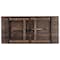 Flash Furniture Rectangle 40 in W, 84 in L, 30 in H, Pine Wood, Pinus Glabra, Steel, Mahogany XA-F-84X40-MG-GG - alternate 3